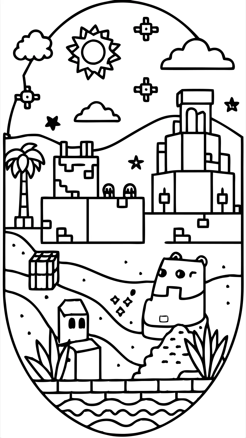 coloring pages mincraft